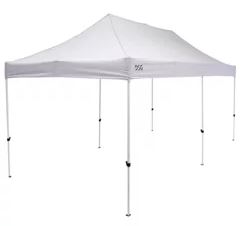 White 10 x 20 Popup Tent